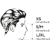 Sportx duikmasker full face zwart unisex maat l xl