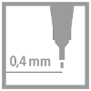 Stabilo fineliner 88 36 groen