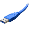 Techly usb 3 0 aansluitkabel 1x usb 3 0 stekker a 1x micro usb 3 0 stekker b 3 m blauw vergulde steekcontacten