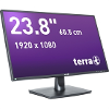 Terra led 2456w led monitor 60 5 cm 23 8 inch energielabel a a e 1920 x 1080 pix full hd 5 ms audio line in dvi displayport hdmi hoofdtelefoon
