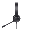 Trust ayda on ear headset computer kabel stereo zwart noise cancelling headset volumeregeling microfoon uitschakelbaar mute