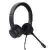 Trust ayda on ear headset computer kabel stereo zwart noise cancelling headset volumeregeling microfoon uitschakelbaar mute