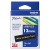 Tze 335 labelling tape 12mm black white tze 335