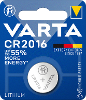 Varta knoopcel cr2016 3 v 1 stuk s 90 mah lithium lithium coin cr2016 bli 1