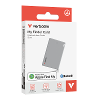Verbatim my finder card 1 pack bluetooth tracker apple airtag zilver
