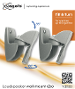 Vogels Vlb500 Zwart Speaker Wandsteun