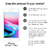 Wallet tpu booklet voor de iphone 8 plus 7 plus rose gold