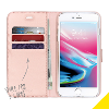 Wallet tpu booklet voor de iphone 8 plus 7 plus rose gold