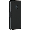 Zwarte wallet tpu booklet voor de motorola moto g5 plus