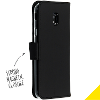 Zwarte wallet tpu booklet voor de samsung galaxy j3 2017