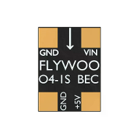0.4G FLYWOO O4 1S 5V BEC module voor 1,6 inch tot 2 inch Micro RC FPV racing drones