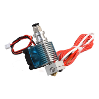 0.4Mm E3d V6 Metal 3d Printer Extrusion Head Nozzle With Fan