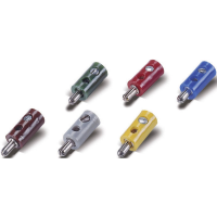 08895 Modelspoor stekker 2.6 Mm 10 stuk(s) Met dwarsgat Rood
