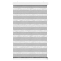 1 + 1 Gratis | Leen Bakker   Fenstr Duorolgordijn Licht 160x240cm   Duo   Grijs   Polyester   Fenstr