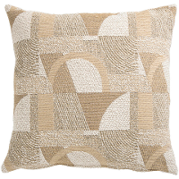 Leen Bakker   Sierkussen Jop   Zand   45x45 Cm   Polyester   Beige