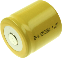 Mexcel D 1/2D2200 Speciale oplaadbare batterij 1/2 D Flat top NiCd 1.2 V 2200 mAh