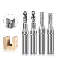 1/2 Inch 12.7Mm Schaft Tungsten Mortiseermes met carbide routerbit 2 Fluitjes/3 Fluitjes TCT Straight Router Bit Straigh