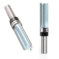 1/2 Inch 12mm schacht 3 snijkanten rechte freesmotor met lager rechte groefbeitel patroon afladingsbeitel houtbewerking