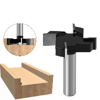 1/2 Inch 12mm Shank CNC Spoelbord Surfacing Router Bit 4 Wings Slab Flattening Router Bit Planing Bit Hout Planing Bit