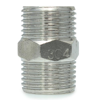 1/2 Inch Stainless Steel Nipple Pipe Fitting Tube Connector