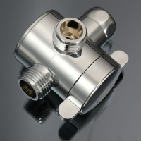 1/2 Inch Three Way T Adapter Valve For Toilet Bidet Shower Head Diverter Valve