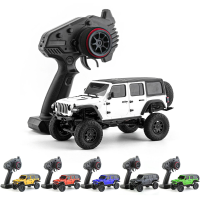 1/24 2.4G 4WD RC Klimauto Mini Z Racen 4x4 voor Jeep voor Wrangler Rubicon Rock Crawler Geborsteld Off Road Vrachtwagen