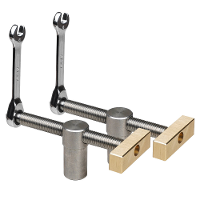 1/2PCS Ganwei 19MM/20MM Houtbewerking Tafelbankschroef Tijgerschroef en Vergrendelingsset met messing en roestvrijstalen
