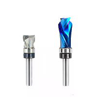 1/4 Inch 6.35Mm Shank Compressie Flush Trim Frees Bit 1/2