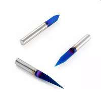 1/4 Inch Schacht V Groove CNC Router Bit YK20 Tungsten Carbide 15° 30° 60° Hoeken voor Hout Acryl Aluminium Graveren Hou