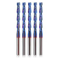 1/5 Stuk Up Cut houtbewerkings freesbit 1/8 inch shank 1/8 inch snijdiameter 1 inch snijlengte 2 inch totale lengte wolf