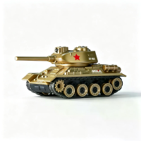 1/64 2.4G Mini RC tank Tiger 99A Desktop simulatie IR gevecht met rupsbanden Ondersteunt App besturing Schieten Geluid D
