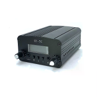 1/7W 76 108MHZ FM uitzendontvanger voor radiostation stereo PLL met voedingsadapter en kleine antennekits