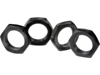 1:8 Zelfzekerende wielmoeren Absima Zwart 4 stuks