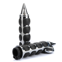 1 Inch Handlebar Aluminum Hand Grips For Honda Suzuki Kawasaki