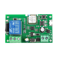 1 Kanaals Ewelink Wifi RF schakelmodule met zelfvergrendeling DC 5V 7 32V draadloze app afstandsbediening Alexa Googole