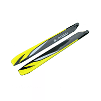 1 Paar 700mm Carbon Fiber Hoofdmolenblad Reserveonderdelen voor Trex 700 SAB700 X7 RC Helikopter