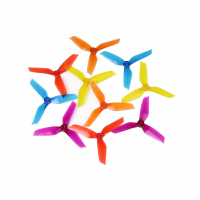 1 Pair Dys 5042 5 Inch 3 Blade Propeller Triblade Bullnose Prop Red Orange Yellow Green Blue Purple