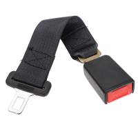 1 Pc Car Seat Belt Extension Extender Black