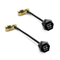1 PC Lumenier Micro AXII 2 Antenne 5.8GHz 90 Graden SMA RHCP 75mm/120mm