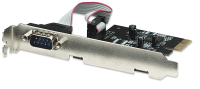 Manhattan 1 poort SeriÃ«le interfacekaart PCIe