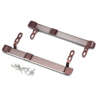 1 Set Aluminum Alloy Skid Plate Pedals Footplate For TRAXXAS Trx 4 TRX4 RC 1/10