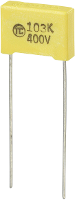 1 Stuk(s) MKS foliecondensator Radiaal bedraad 0.01 ΜF 400 V/DC 5 % 10 mm (l x b x h) 13 x 4 x 9 mm