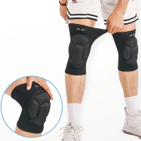 1 Stuk Sport Sponge Verdikking Kniebeschermers Anti slip Elastische Brace Anti botsing Ademende Kniebeschermer