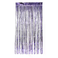 1 X 2M Metallic Foil Fringe Deur Gordijnen Feest/Kerstverjaardag/Huwelijk Fotohokje Props Achtergrond Decor