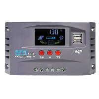 10 100A Zonne laadregelaar 12V/24V Automatische Identificatie oplader LCD display Zonne regelaar Dubbele USB Zonne herla