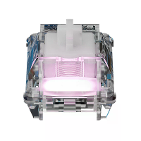 10/30/70Pcs Gateron Magnetische Jade Lucht Schakelaar Set Hall Effect Lineair Gevoel Transparante RGB Behuizing Aanpasba