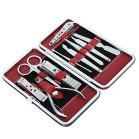 10 In 1 Stainless Steel Manicure Pedicure Ear Pick Nail Clipper Set