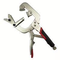 10 Inch C Klem Sluitende Tang Laspijp Klem Verstelbare Boven Spindel 1 3 Inch Grote V Pads Warmtebehandeld Legeringstaal