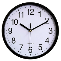 10 Inch Classic Quartz Decoratieve Klok Geen Tikken Stille Wandklok Gemakkelijk te Lezen Geschikt voor Kamer/Huis Keuken