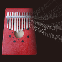 10 Key Finger Mbira Kalimba Likembe African Thumb Pocket Piano